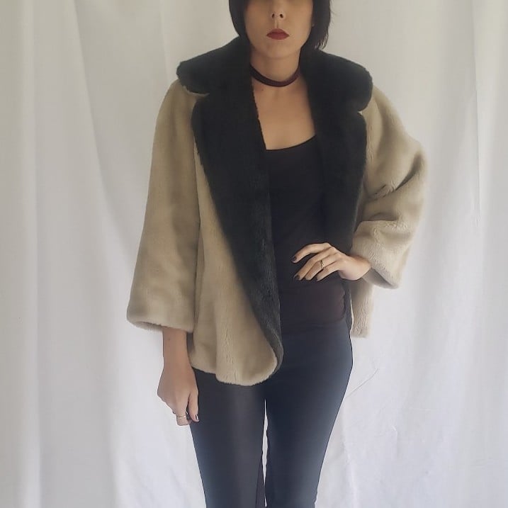 60s Faux Fur Coat