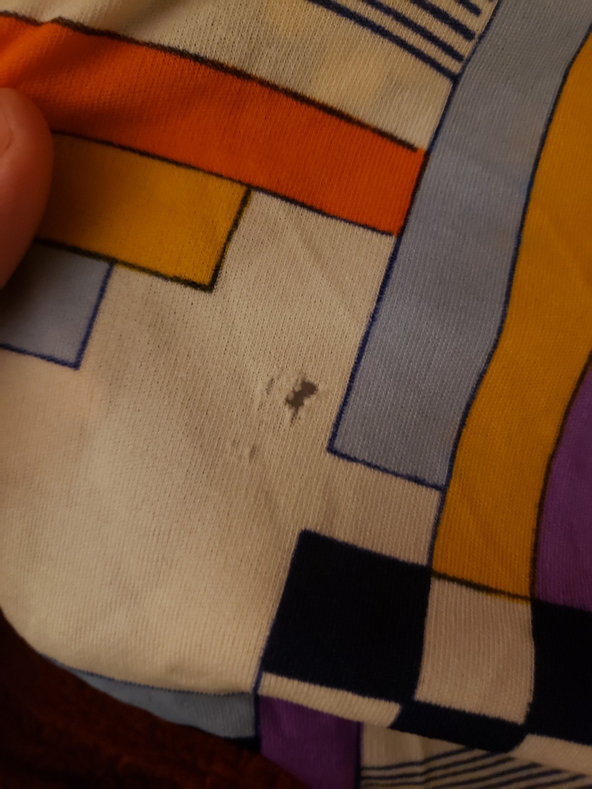 70s Geometric Dagger Collar Shirt