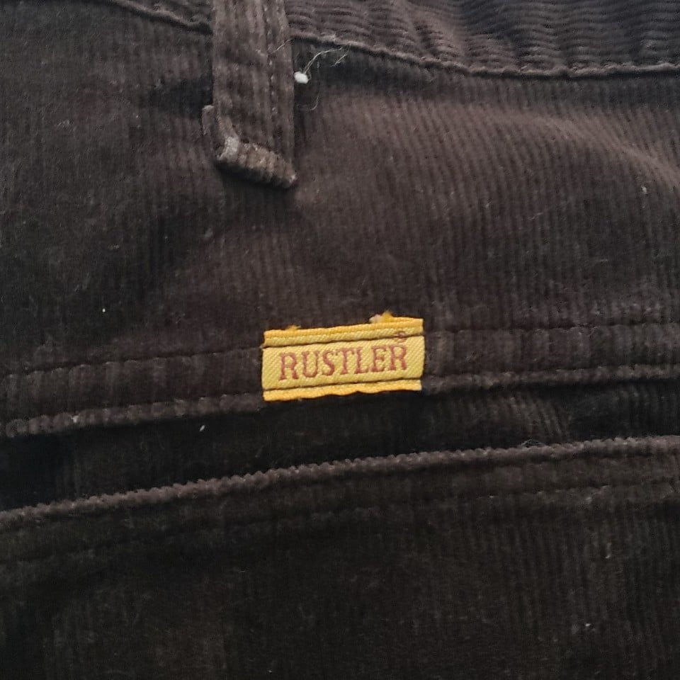 80s Brown Rustler Corduroy Pants