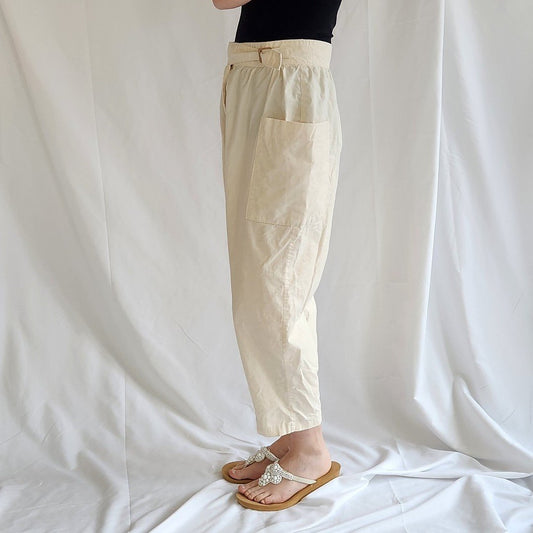 90s Khaki High Rise Cropped Pants