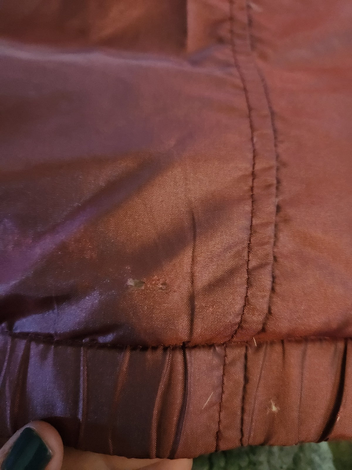 80s Mauve Down Filled Puffer Jacket