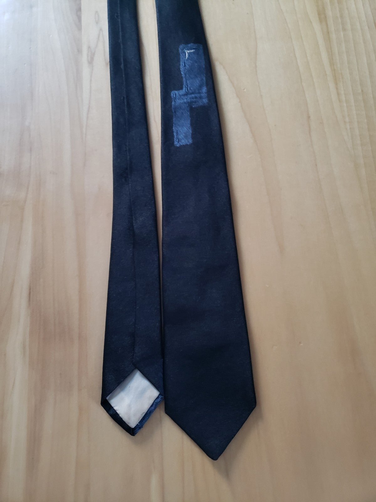 Vintage 70s Italian Silk Skinny Tie