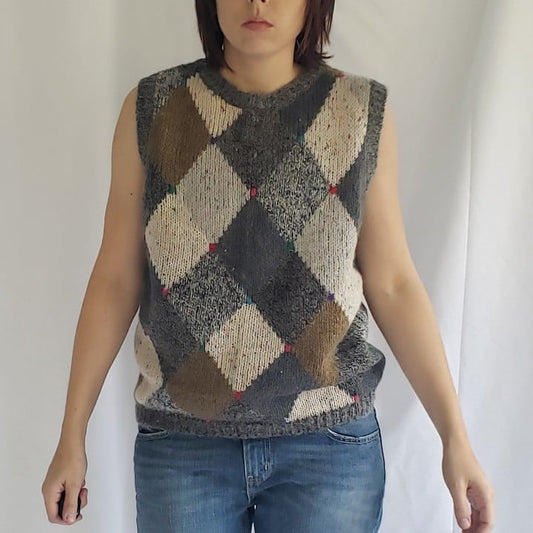 70s/80s Wool Blend Sweater Vest