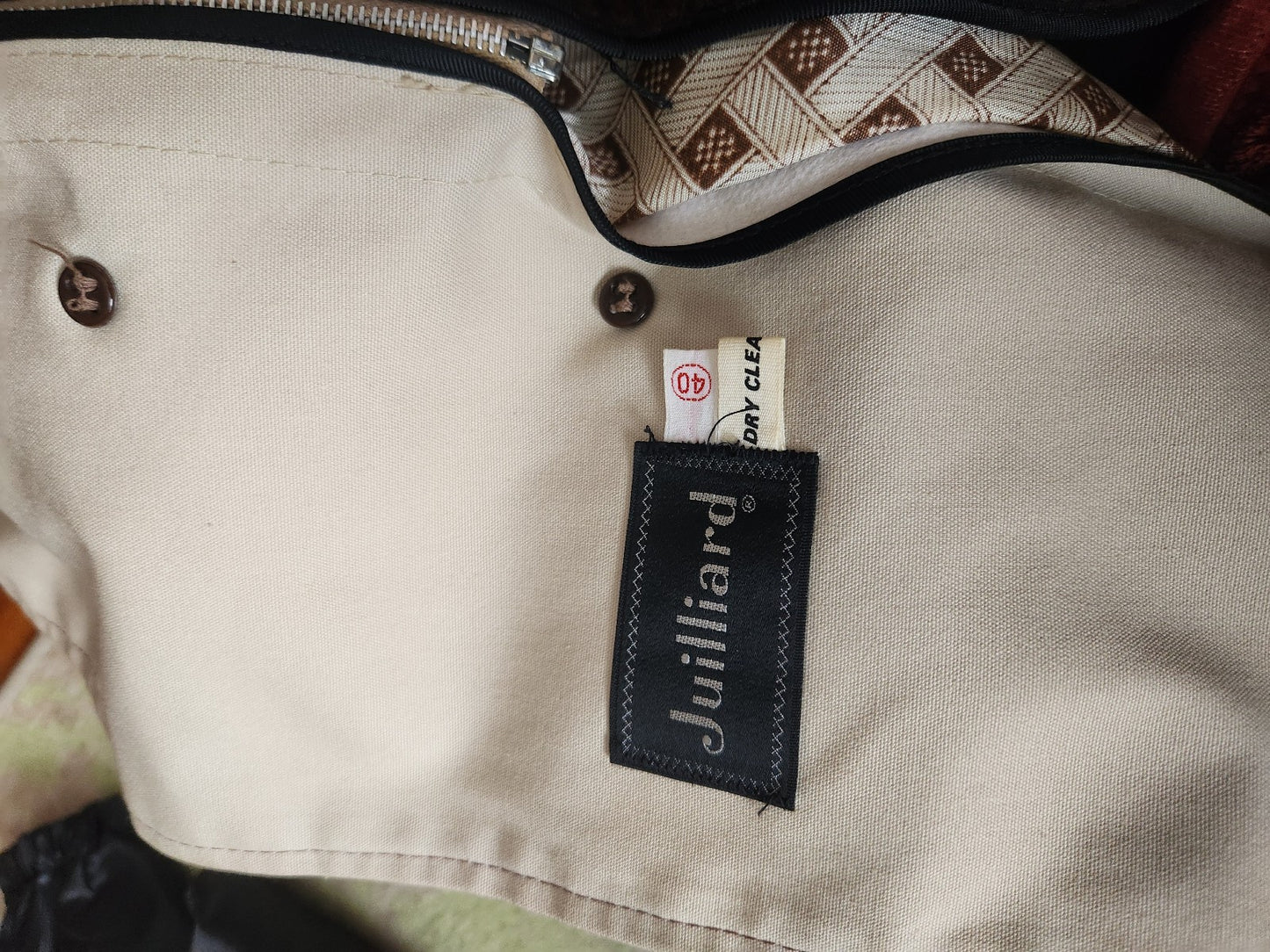 70s/80s Light Tan Double Breasted Trench Coat