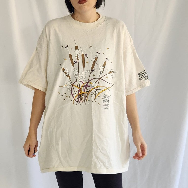 90s Cattails Petal Pets Tee