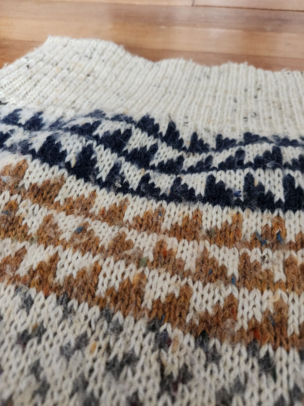 90s Liz Claiborne Wool Blend Collared Sweater