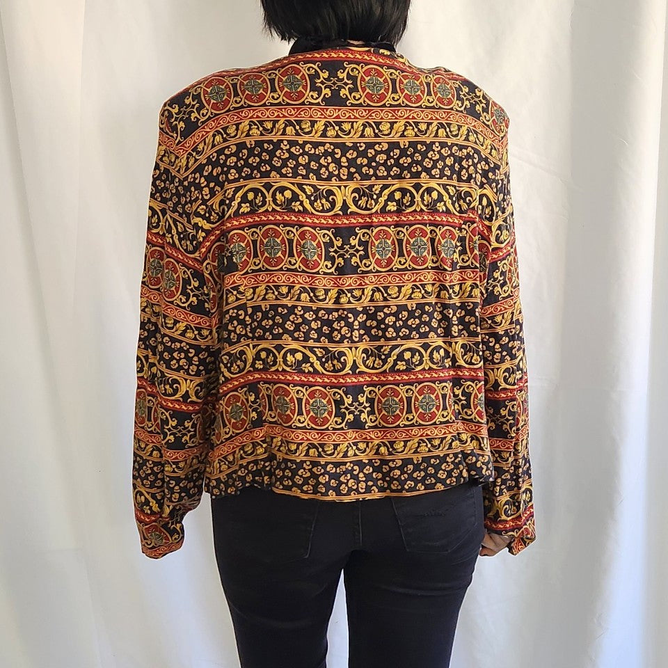80s Gold, Red, and Blue Jacket