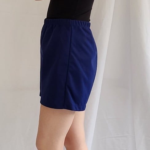 70s/80s Blue Polyester Gym Shorts
