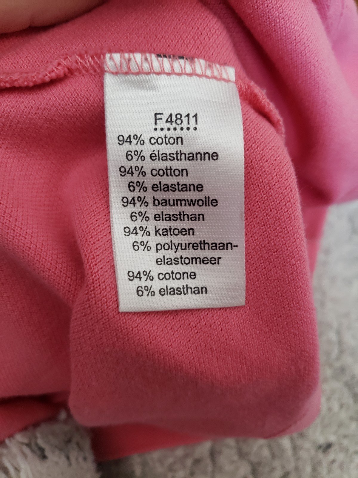 Lacoste Pink Cotton Tee