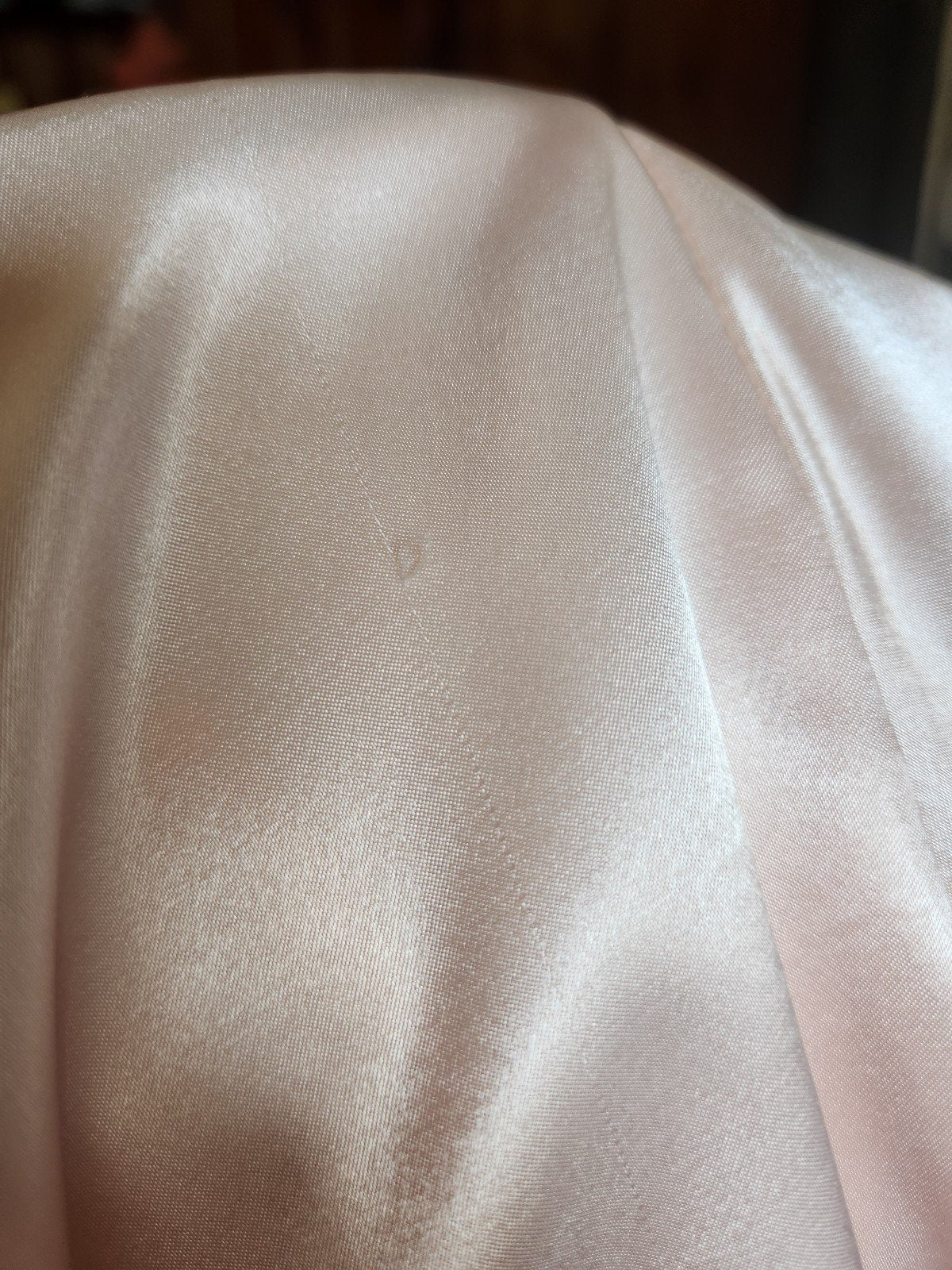 80s Deadstock Pink Satin Blouse