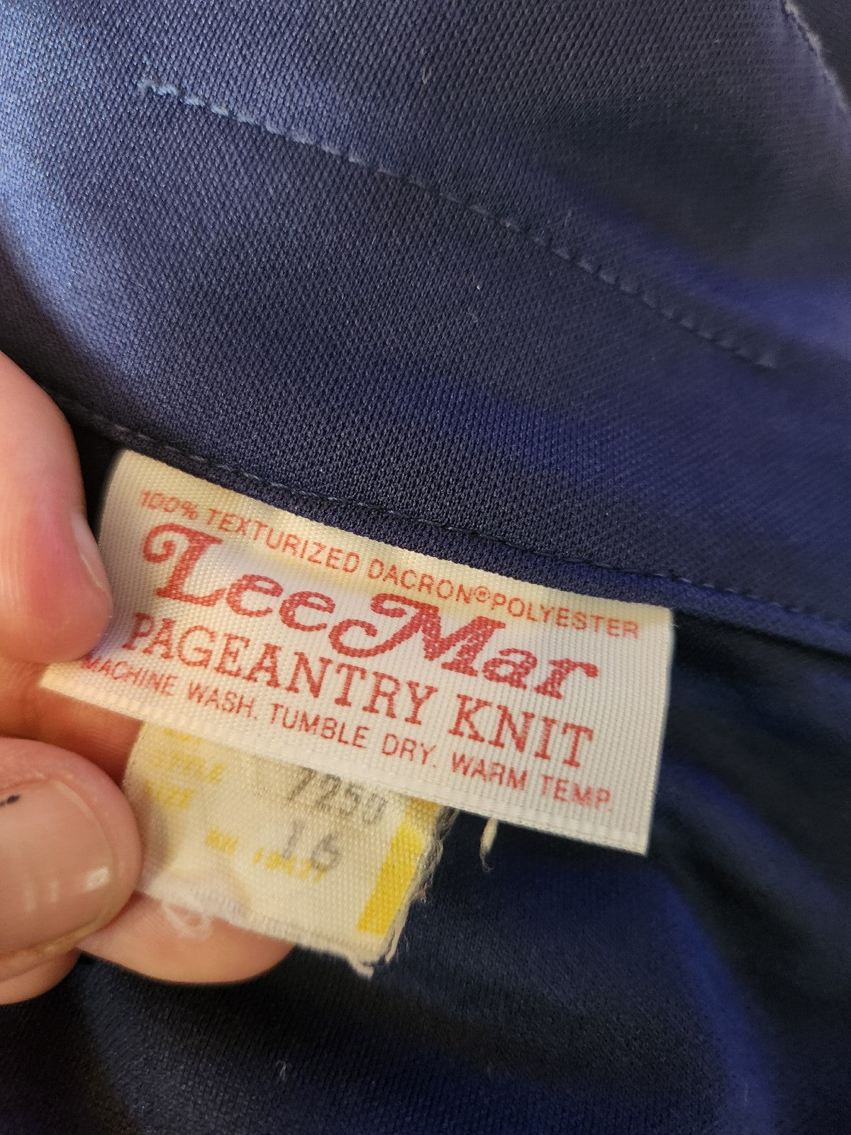 70s Blue Button Down Blouse