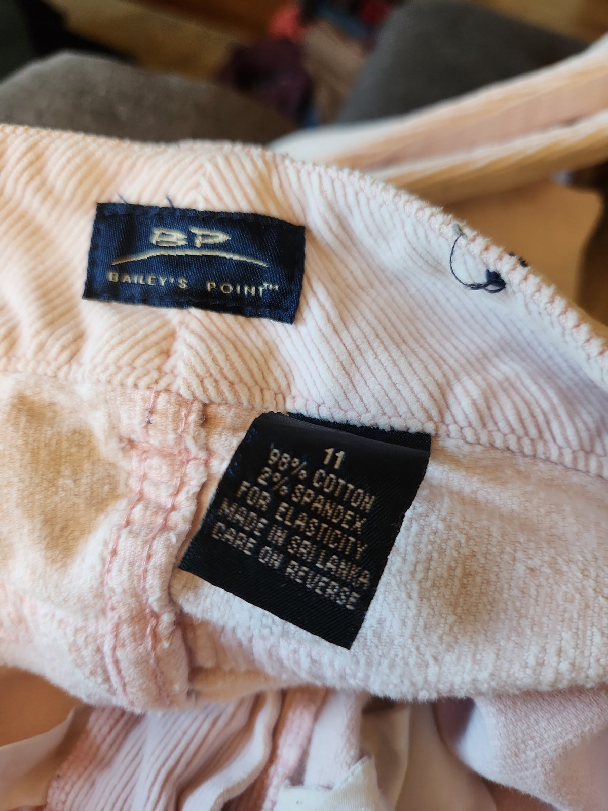 Y2K Pink Corduroy Flares