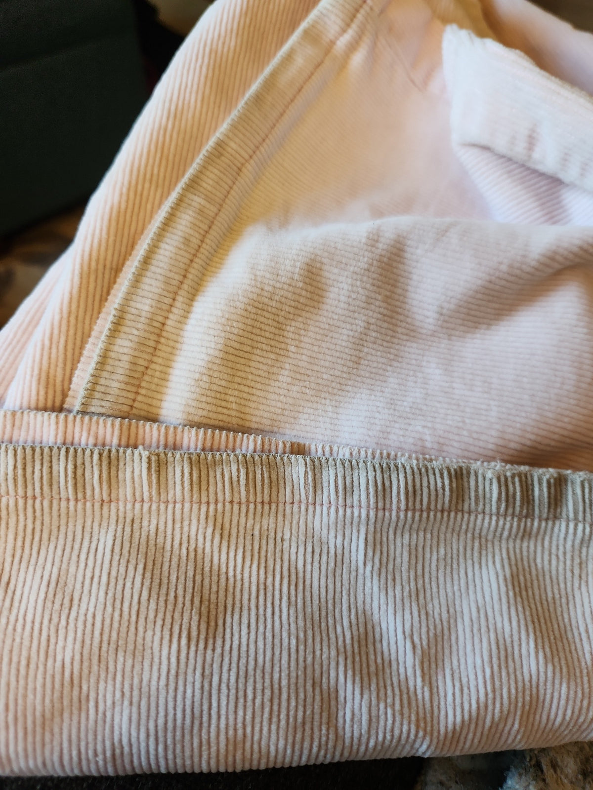 Y2K Pink Corduroy Flares