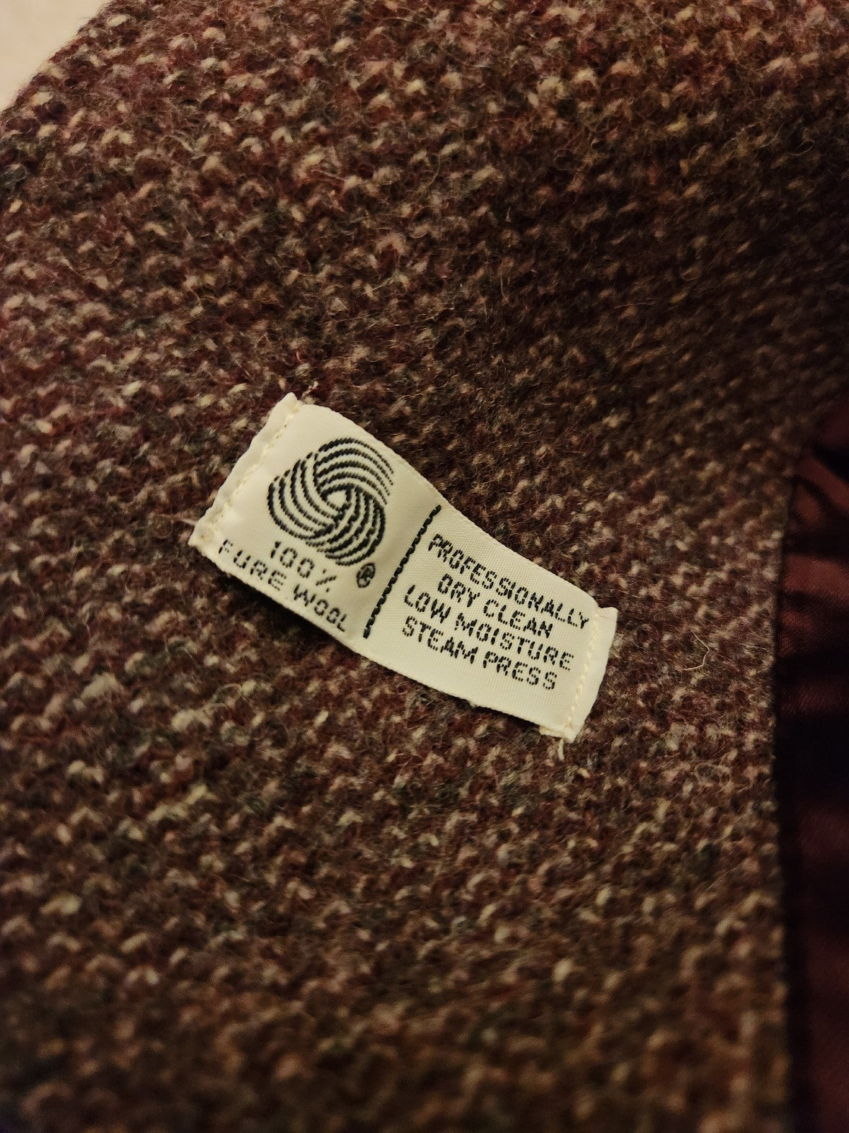 60s Brown Wool Coat with Mink Collar