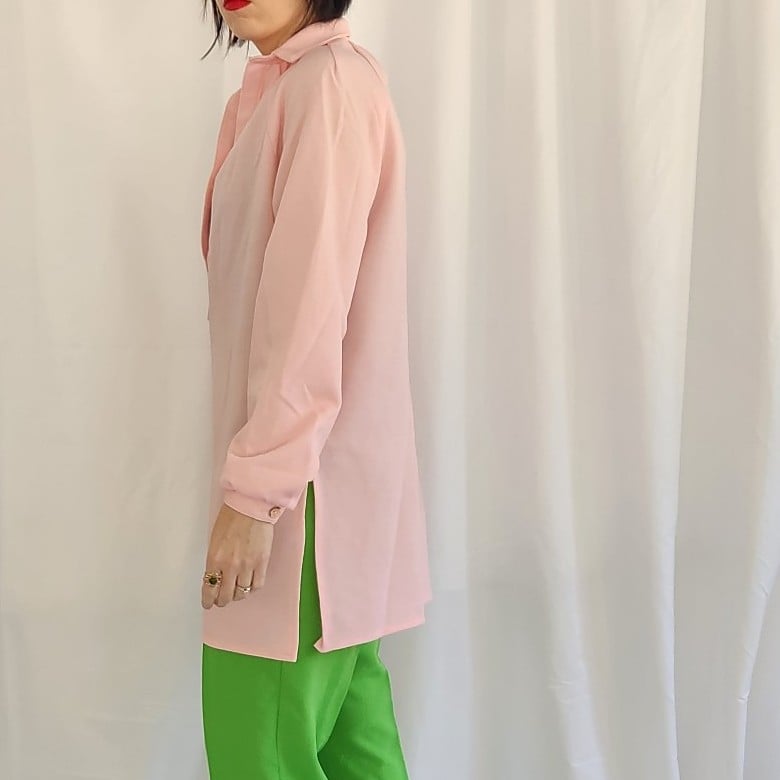 70s Pink Tunic Top