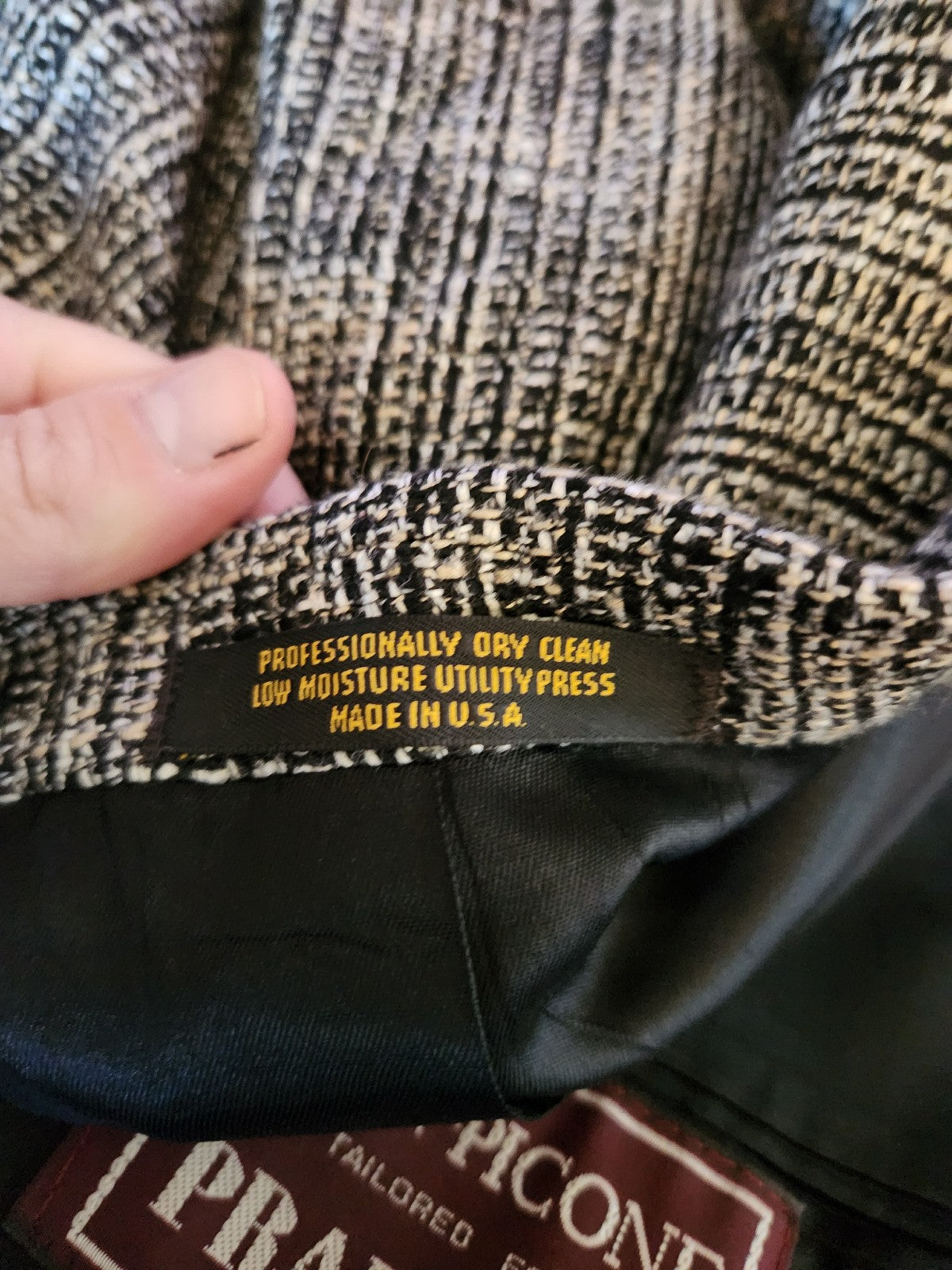 80s(?) Black and Cream Blazer