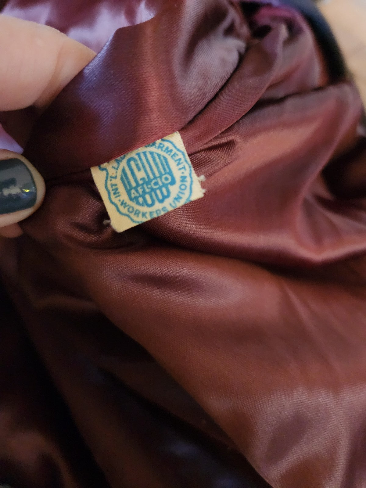 50s/60s Brown Wool Swing Coat with Mink Collar