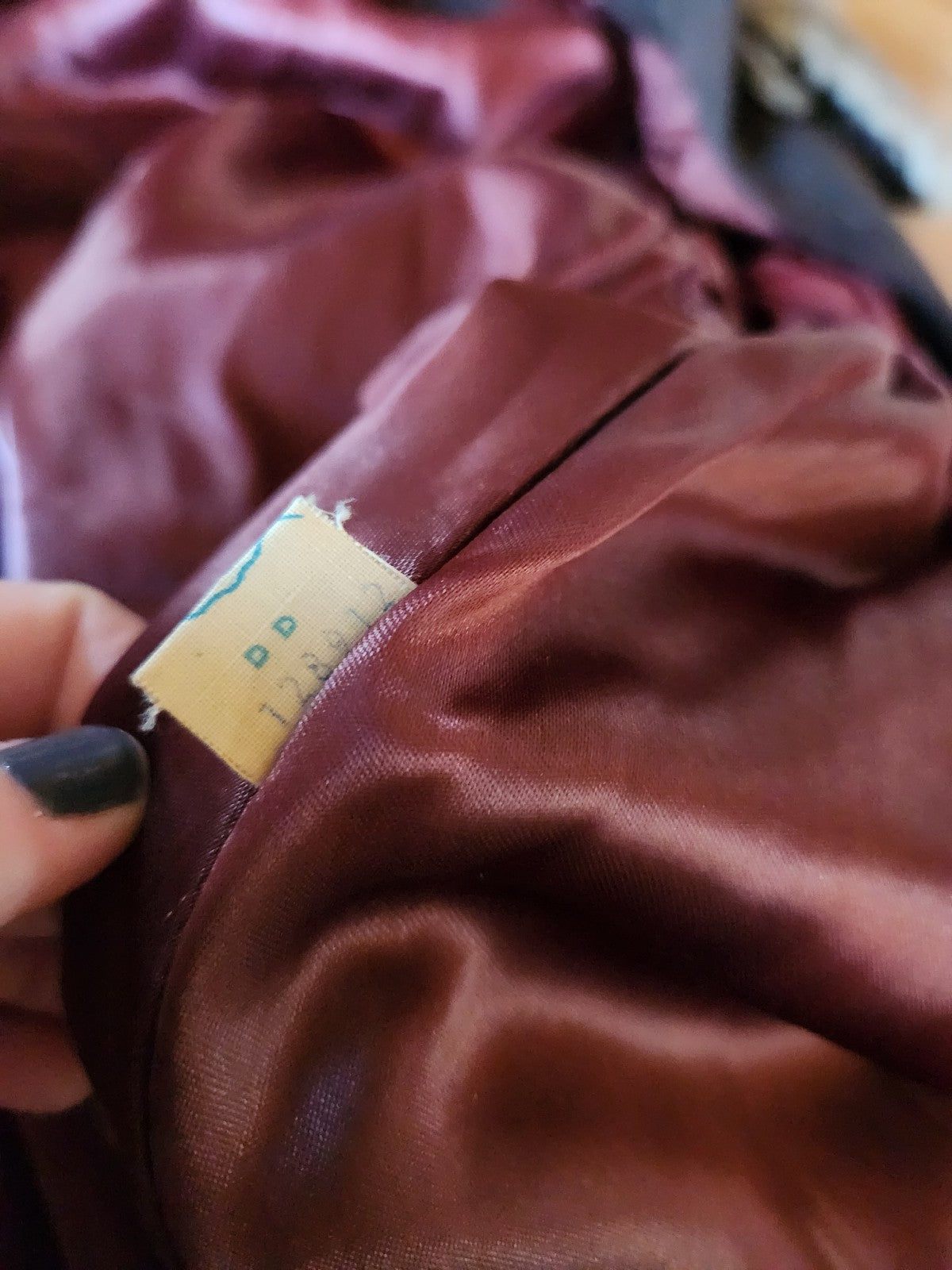 50s/60s Brown Wool Swing Coat with Mink Collar