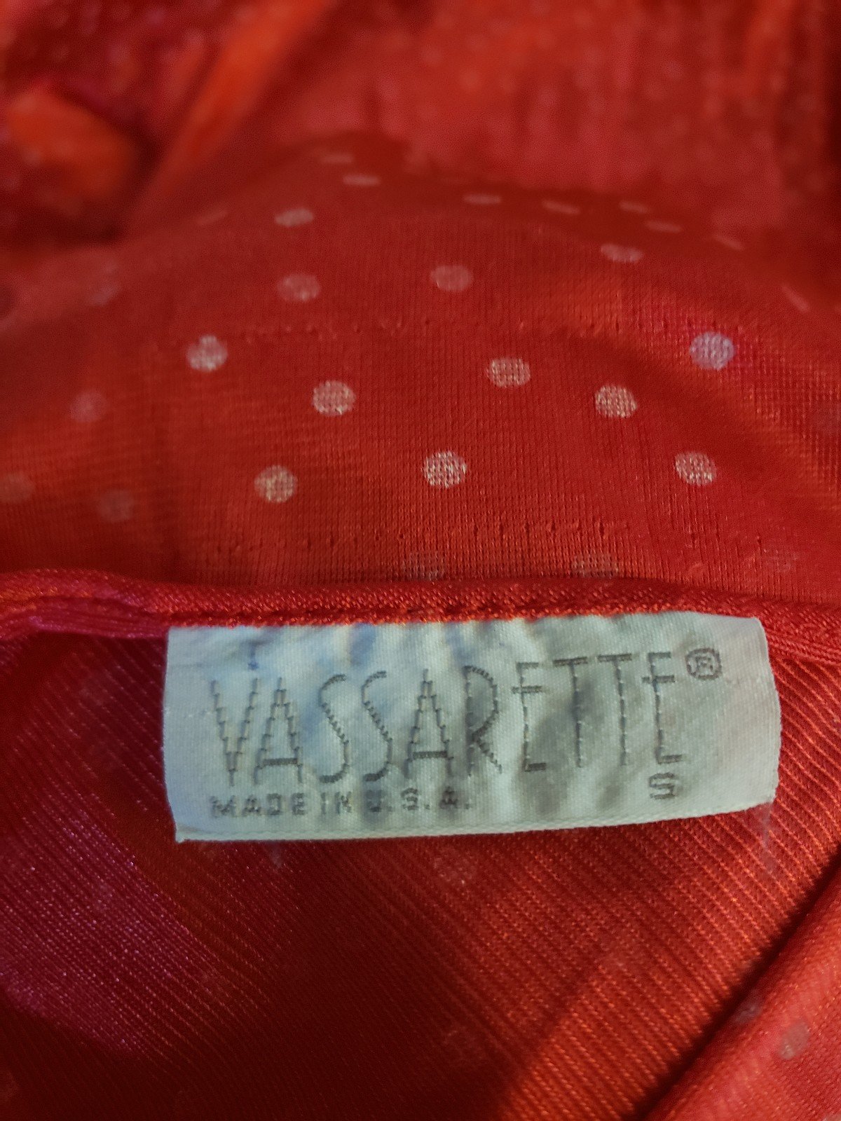 90s Red Polka Dot Nightgown