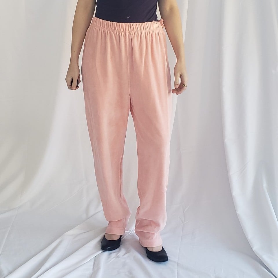 90s Deadstock Pink Terrycloth Sweatpants