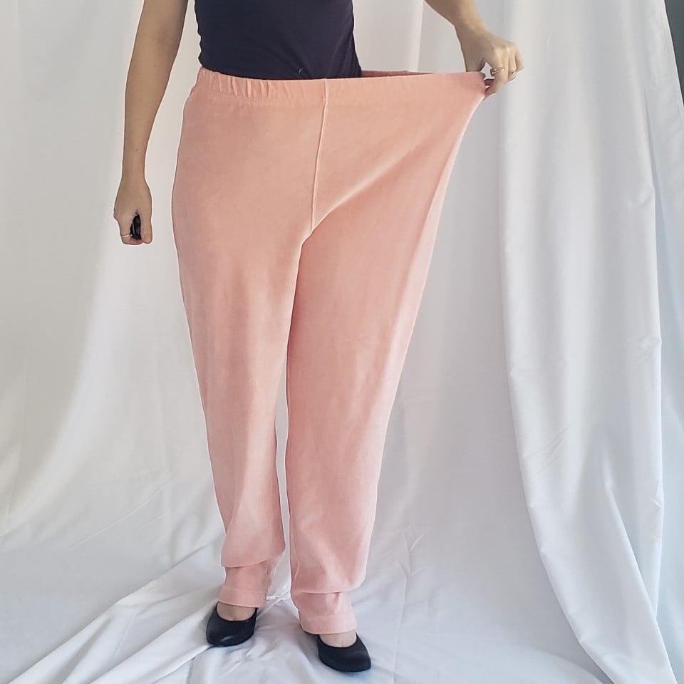 90s Deadstock Pink Terrycloth Sweatpants