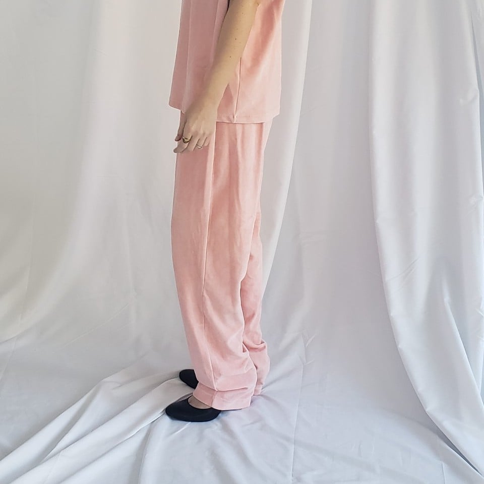 90s Deadstock Pink Terrycloth Sweatpants