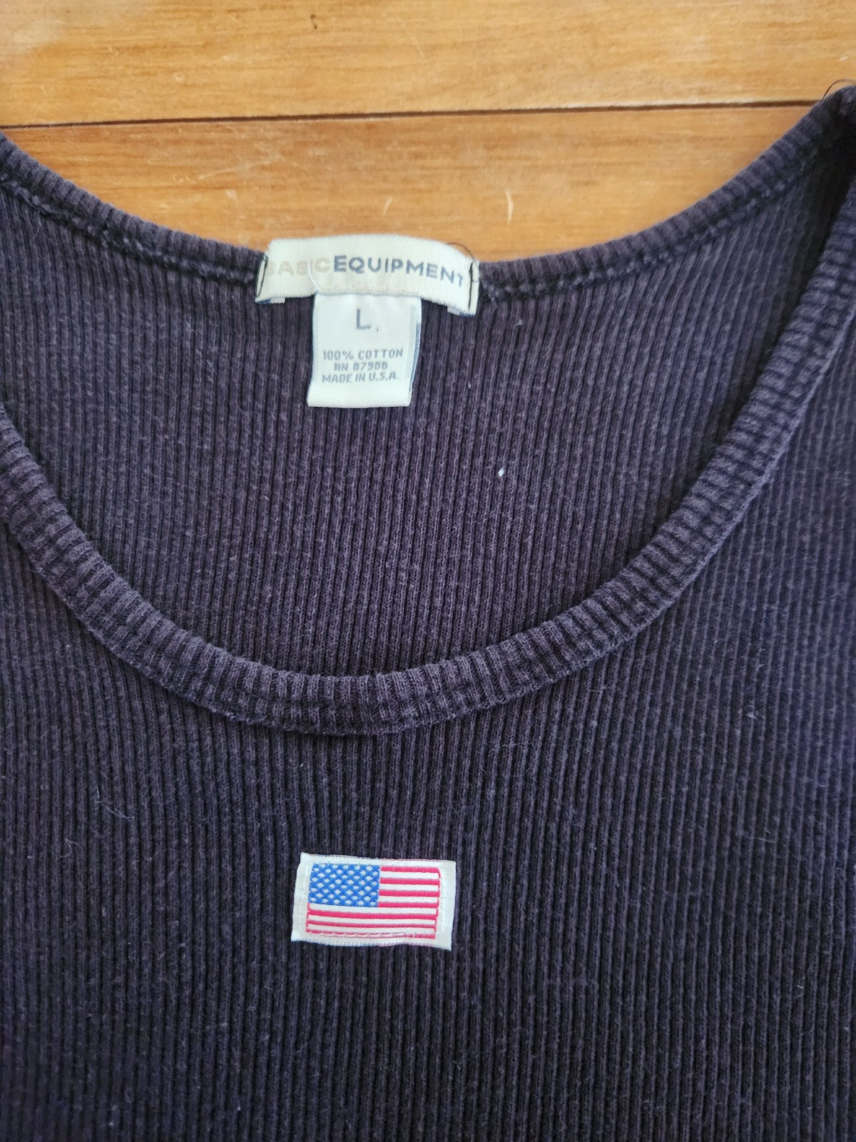 90s/Y2K Black Tank with American Flag