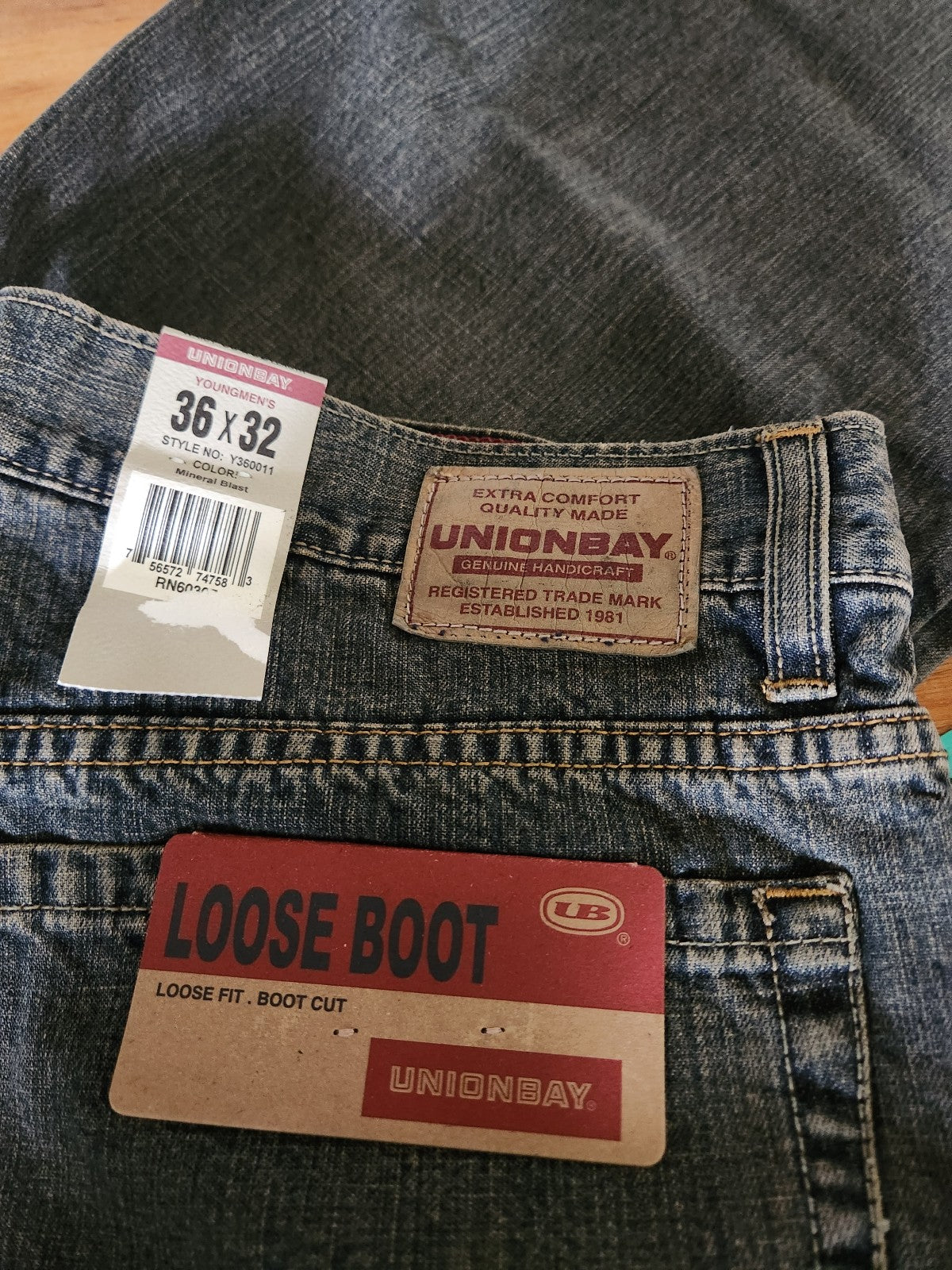 Y2K Deadstock Unionbay Loose Boot Cut Jeans