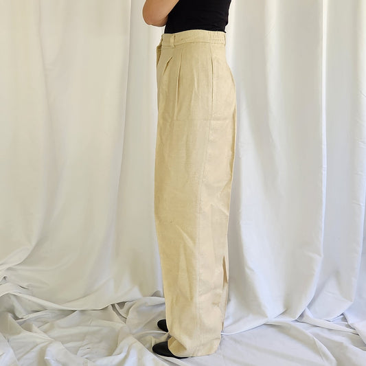 90s Deadstock Silk Trousers