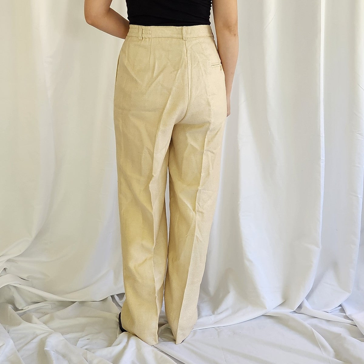 90s Deadstock Silk Trousers