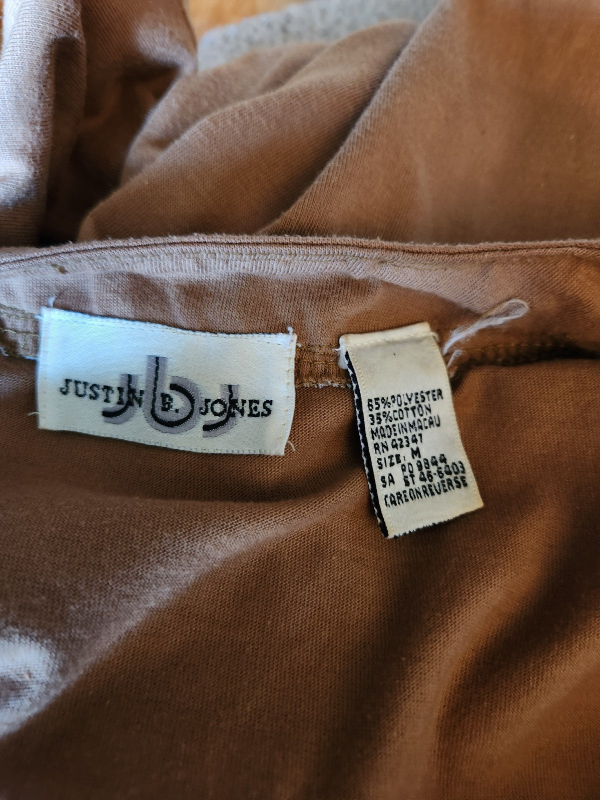 90s Tan and Green Whimsigoth Oversize Tee