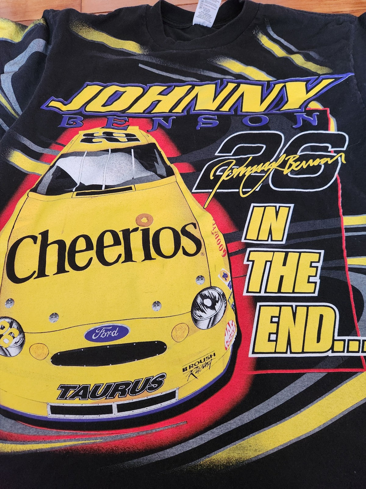 90s Johnny Benson Cheerios NASCAR Tee
