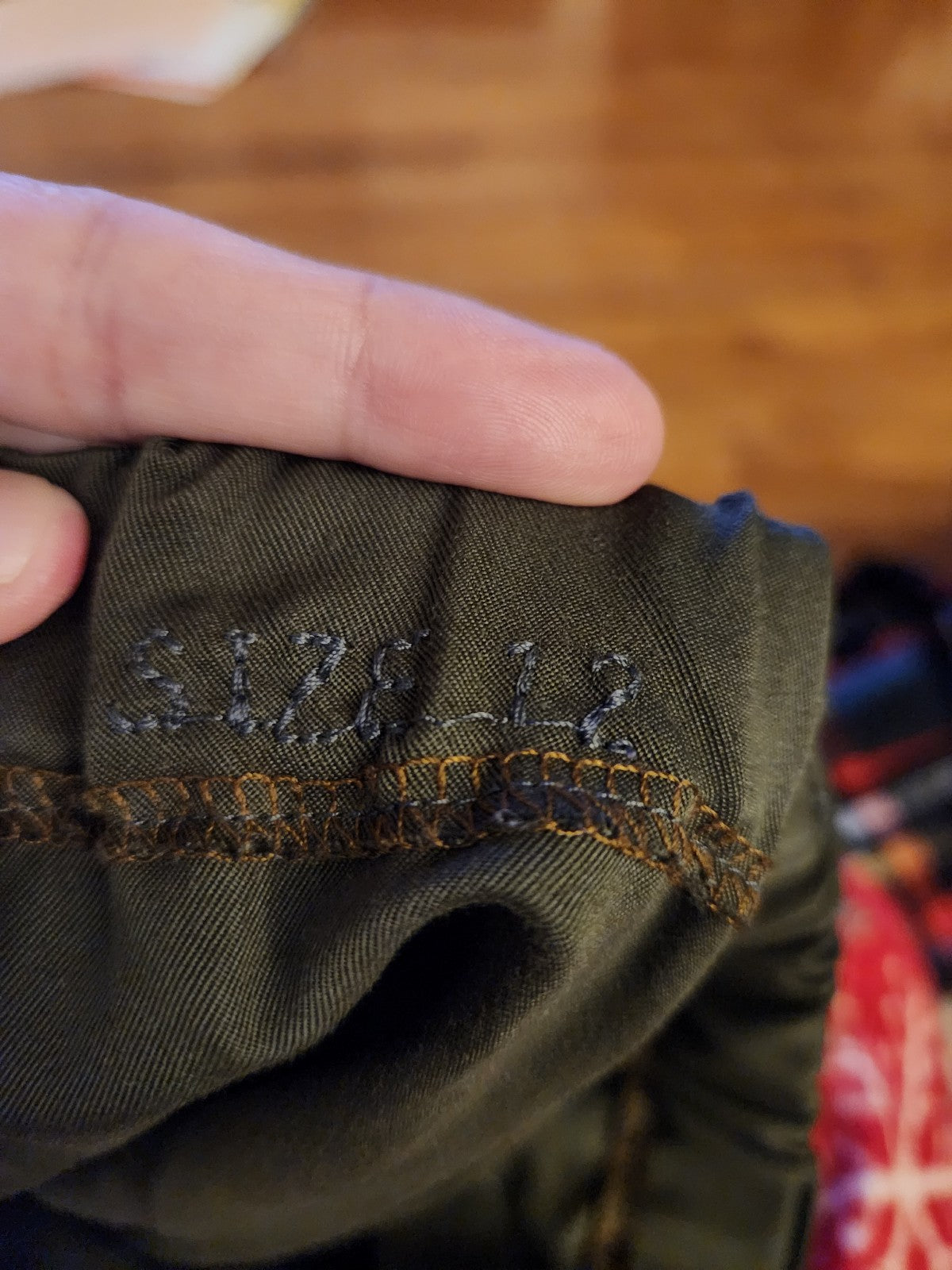 90s(?) Olive Green Tulip Skirt