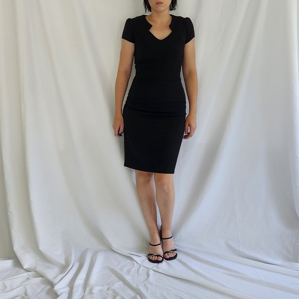 Y2K Celine by Champion Black Knee Length Dress