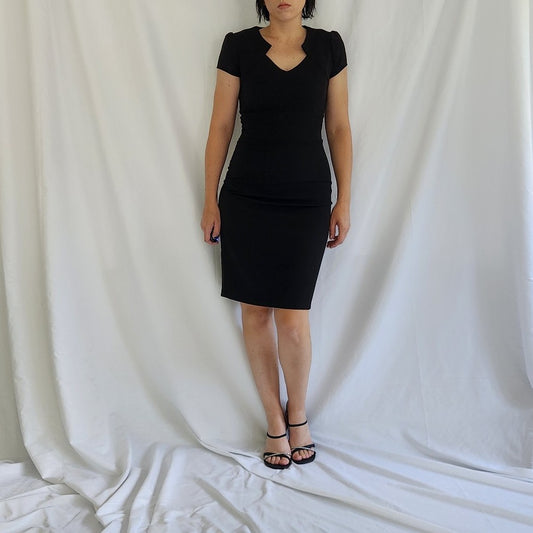 Y2K Celine by Champion Black Knee Length Dress