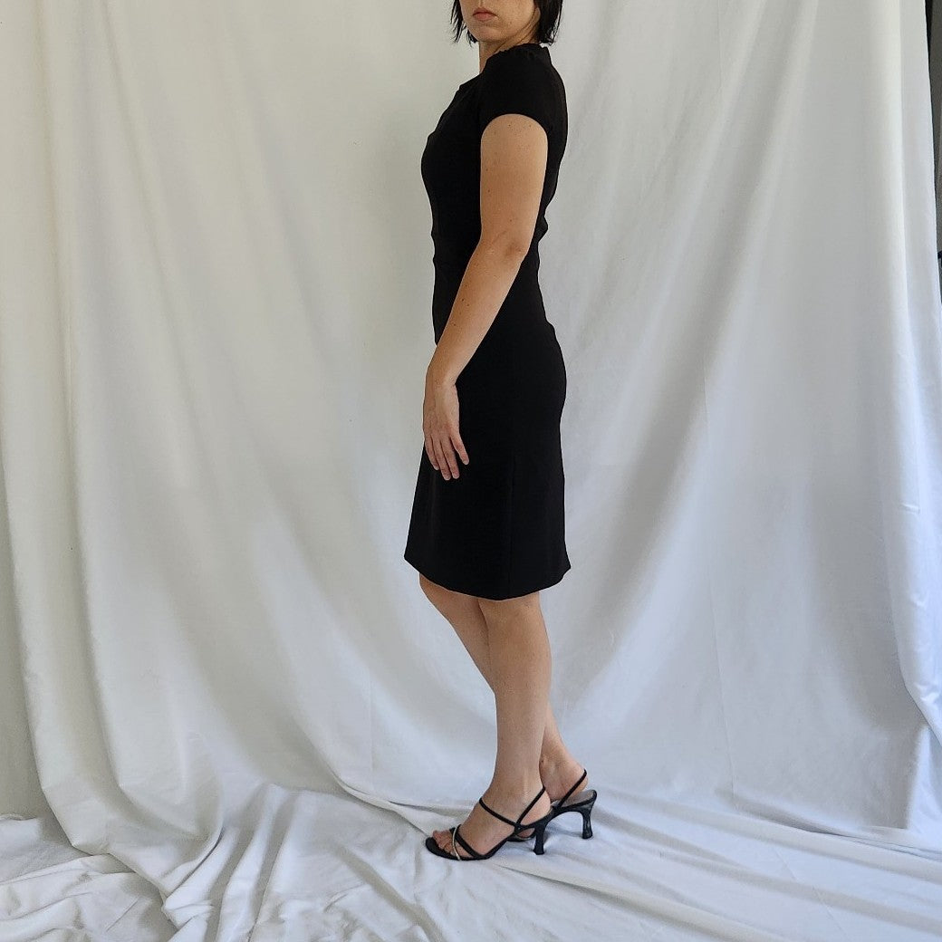 Y2K Celine by Champion Black Knee Length Dress