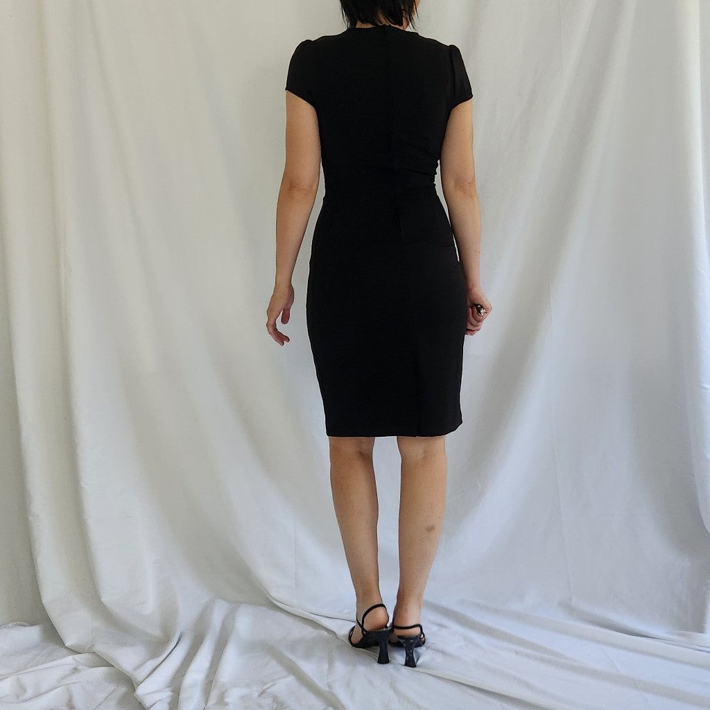 Y2K Celine by Champion Black Knee Length Dress