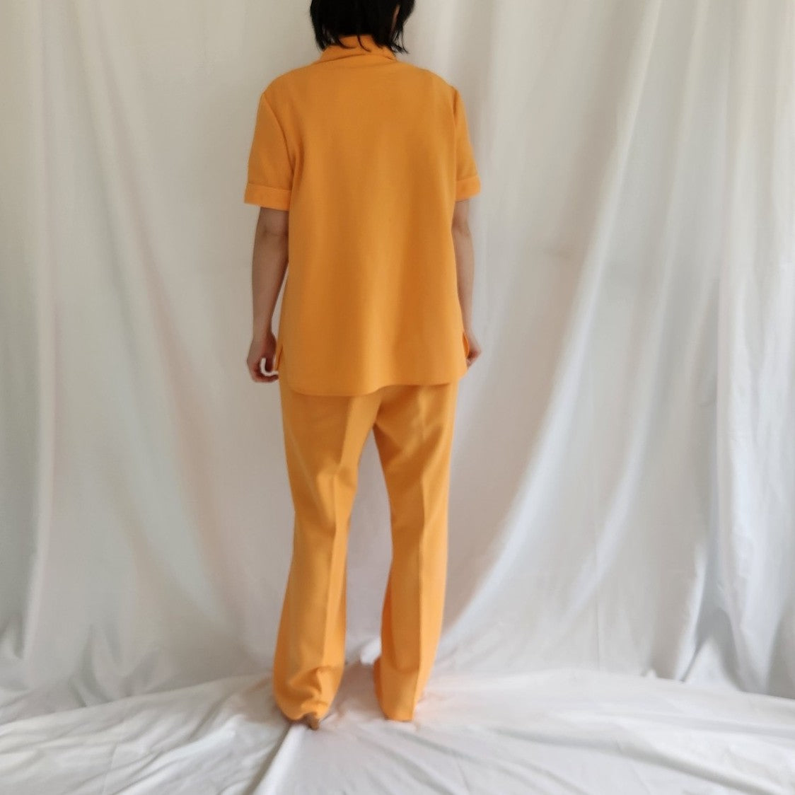 70s Orange Leisure Suit