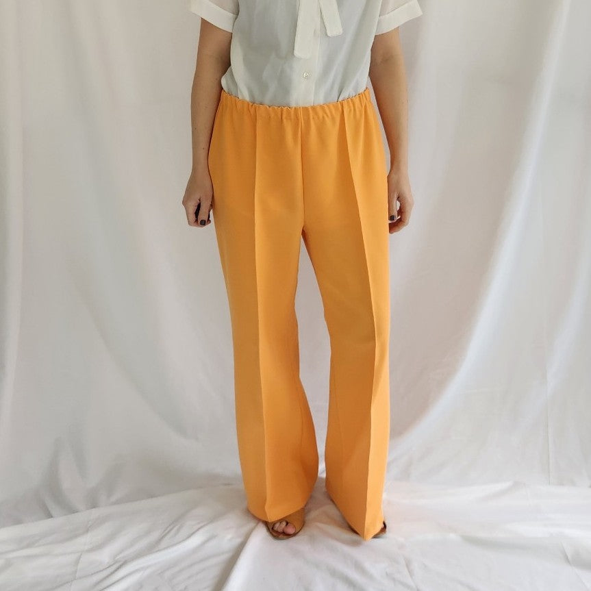 70s Orange Leisure Suit
