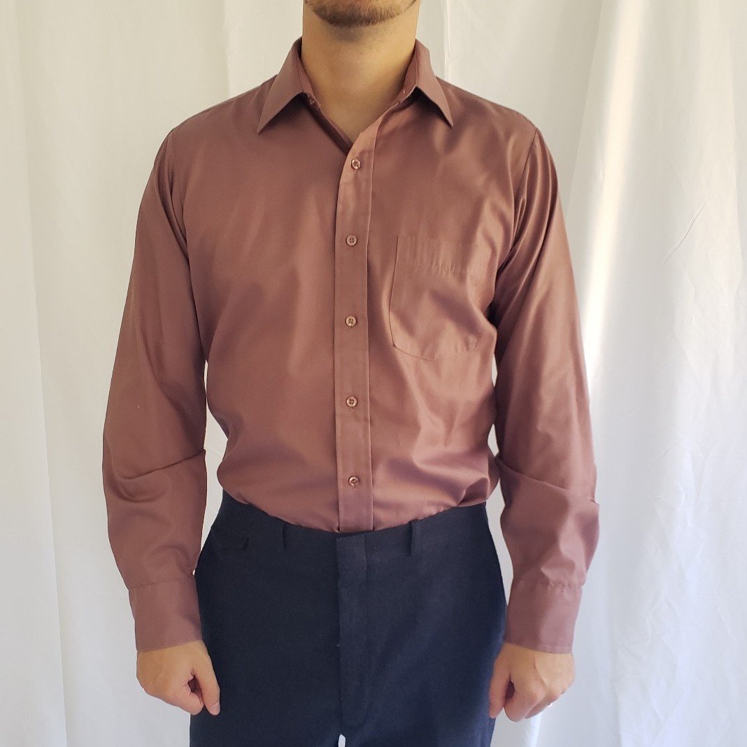 80s/90s Mauve Button Down Shirt