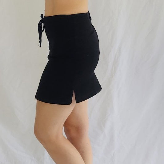 Y2K A Byer Black Miniskirt