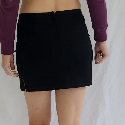 Y2K A Byer Black Miniskirt