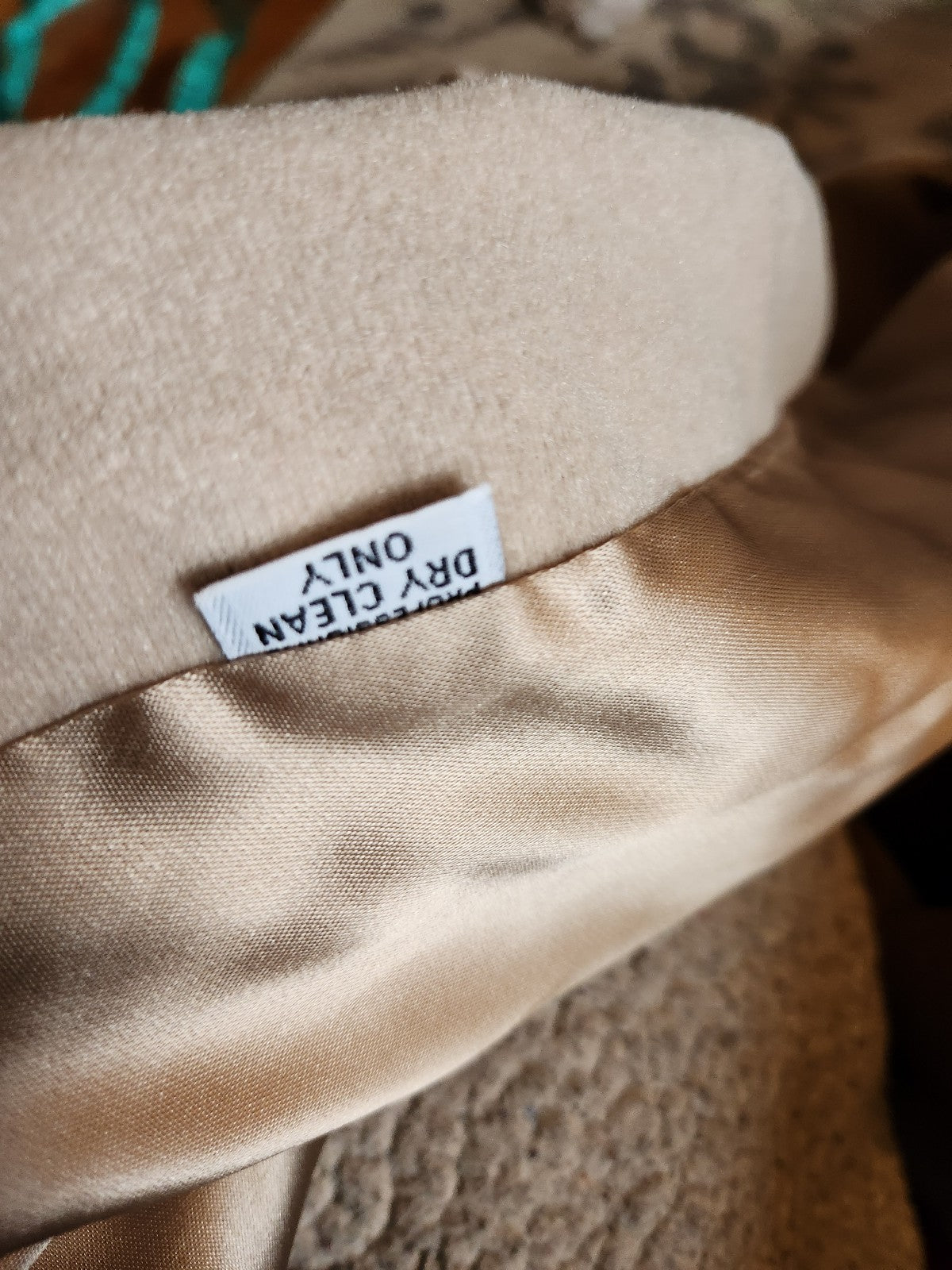 70s Faux Cashmere Trench Coat