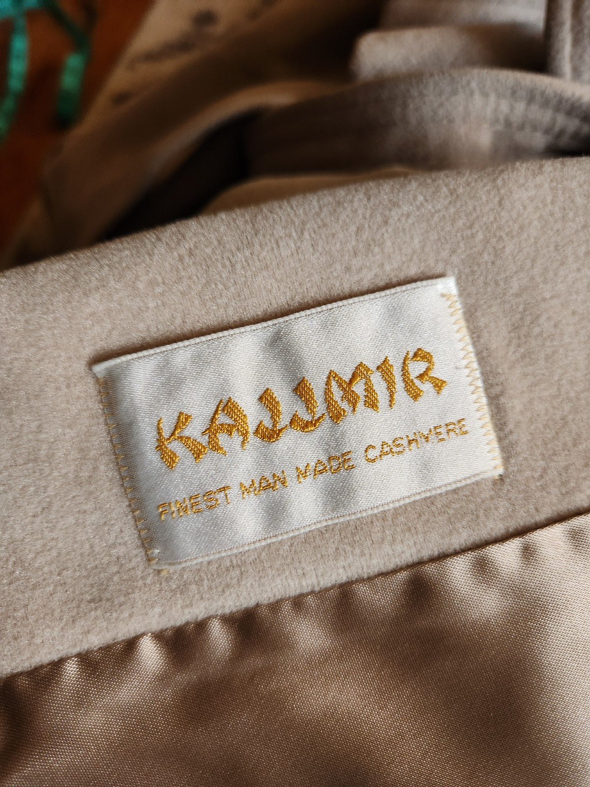 70s Faux Cashmere Trench Coat