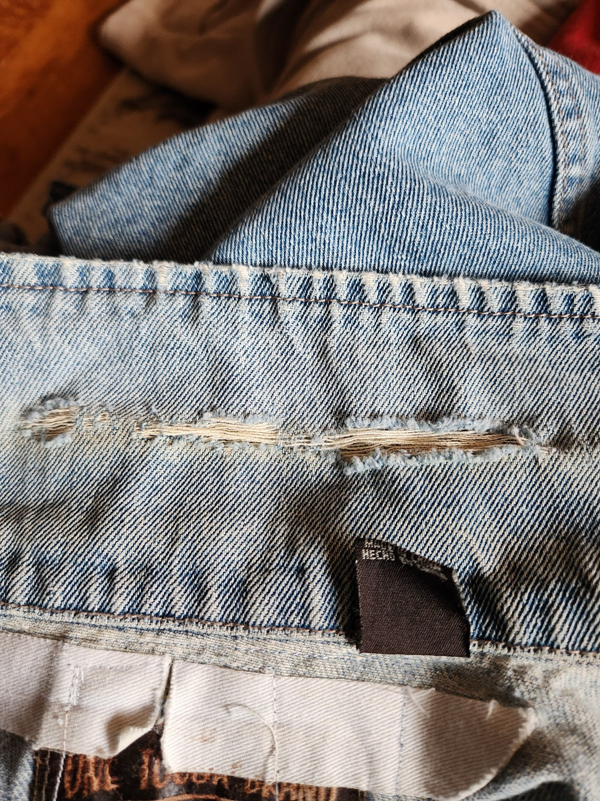 90s Denim Jacket with Bugs Bunny Patch