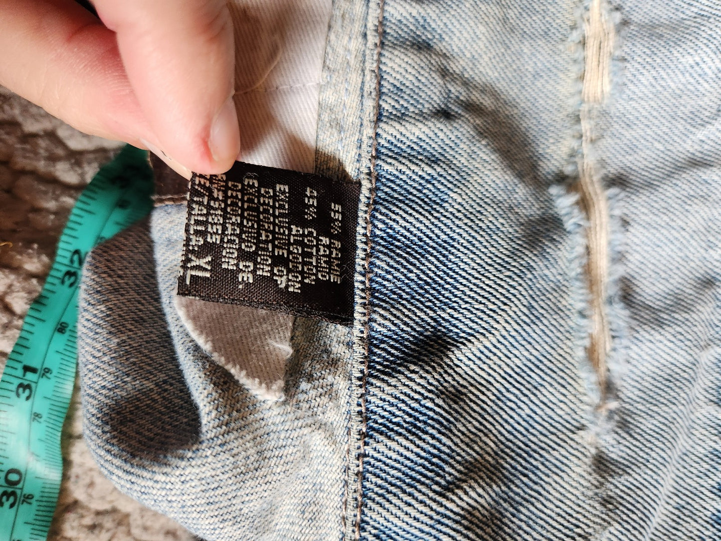 90s Denim Jacket with Bugs Bunny Patch