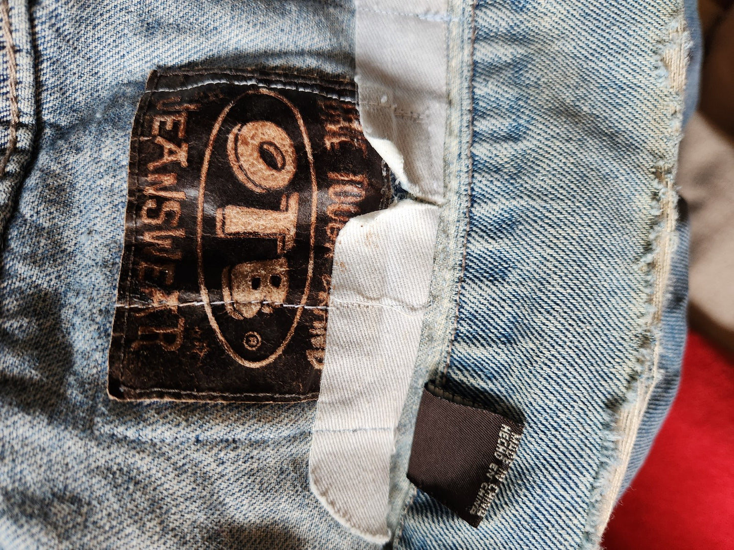 90s Denim Jacket with Bugs Bunny Patch