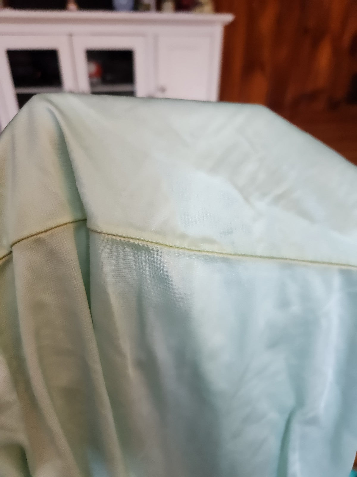 80s Aqua Nylon Nightgown