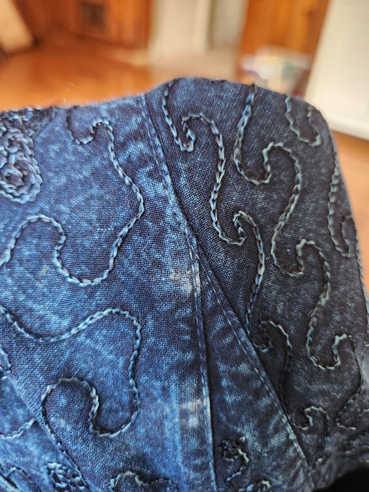 90s Blue Rayon Whimsigoth Minidress