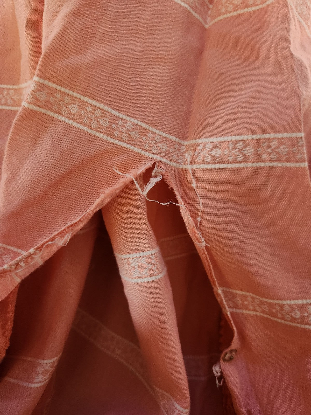 60s Pink and White Day Dress